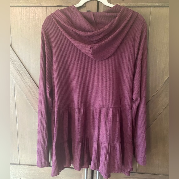 NEW✨LANE BRYANT Waffle Hoodie - Picture 9 of 9